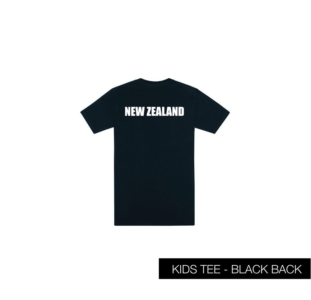 // NZ Wheel Blacks - Kids Supporters Tee