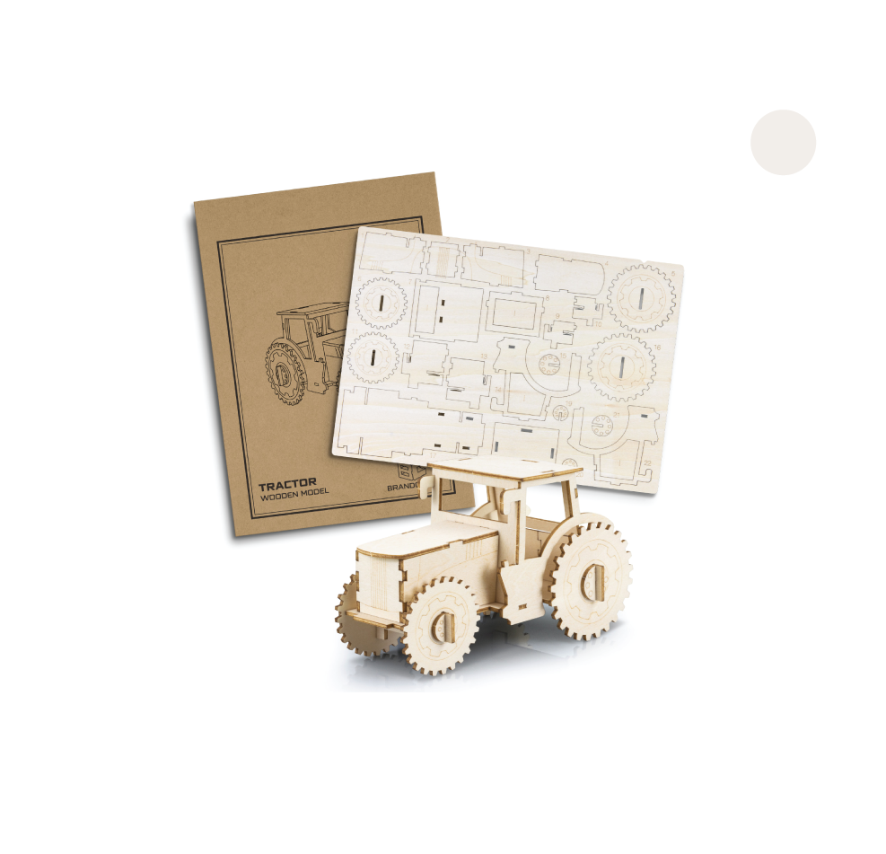 Tractor Wooden Model