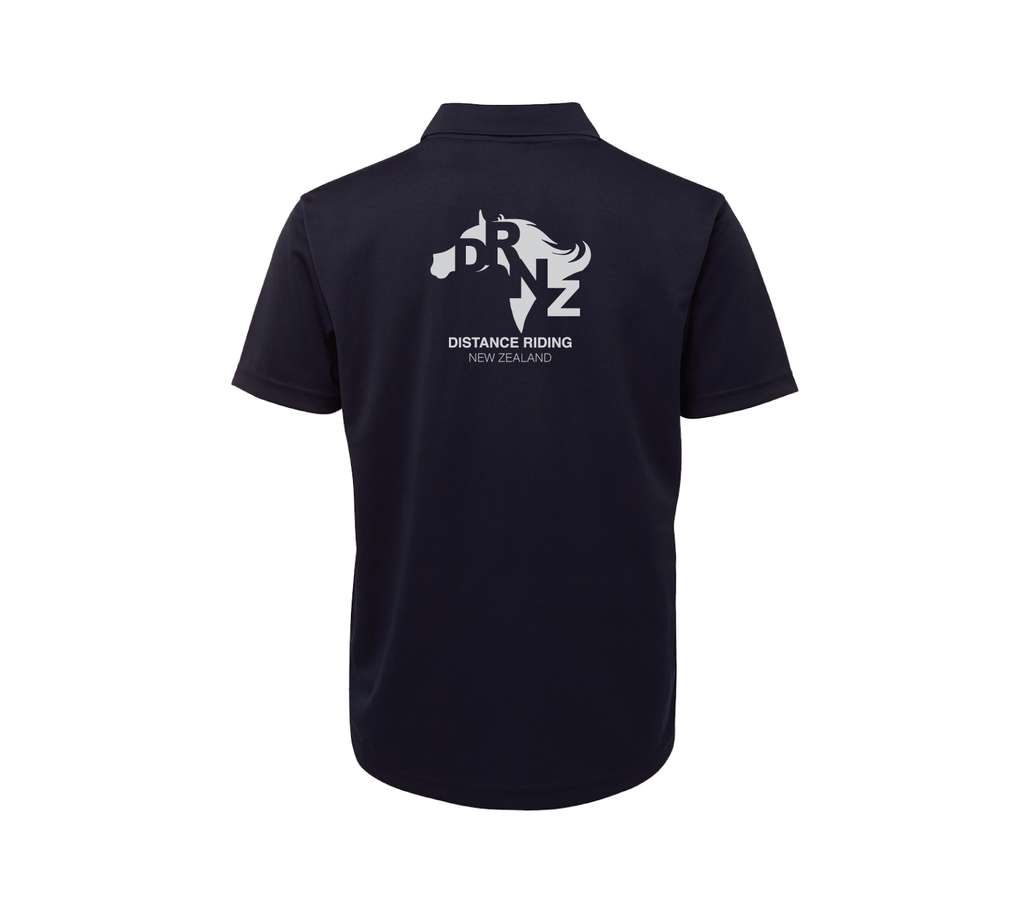 // DISTANCE RIDING NZ - Adults Short Sleeve Polo