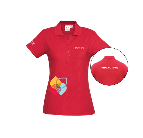 // PROACTIVE - Womens Crew Polo
